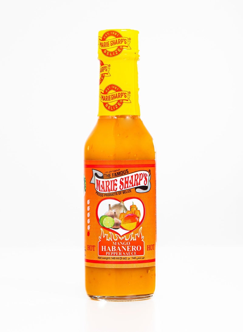 Marie Sharp's Mango Habanero Pepper Sauce & Green Nopal Habanero Pepper Sauce Bundle - Image 2